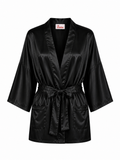 Asha satin - black