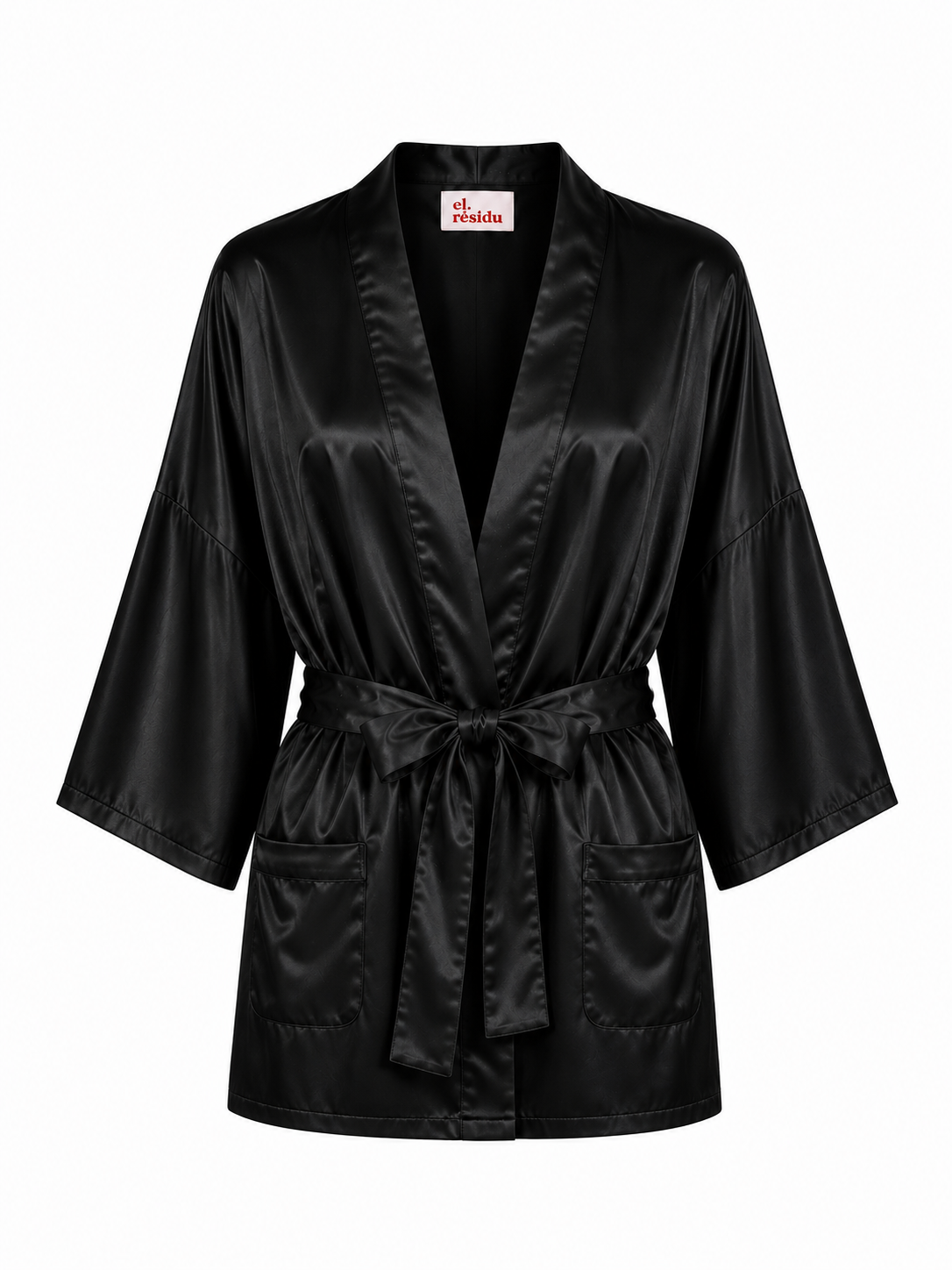 Asha satin - black
