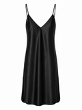 Daya satin - black
