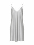 Daya satin - light grey