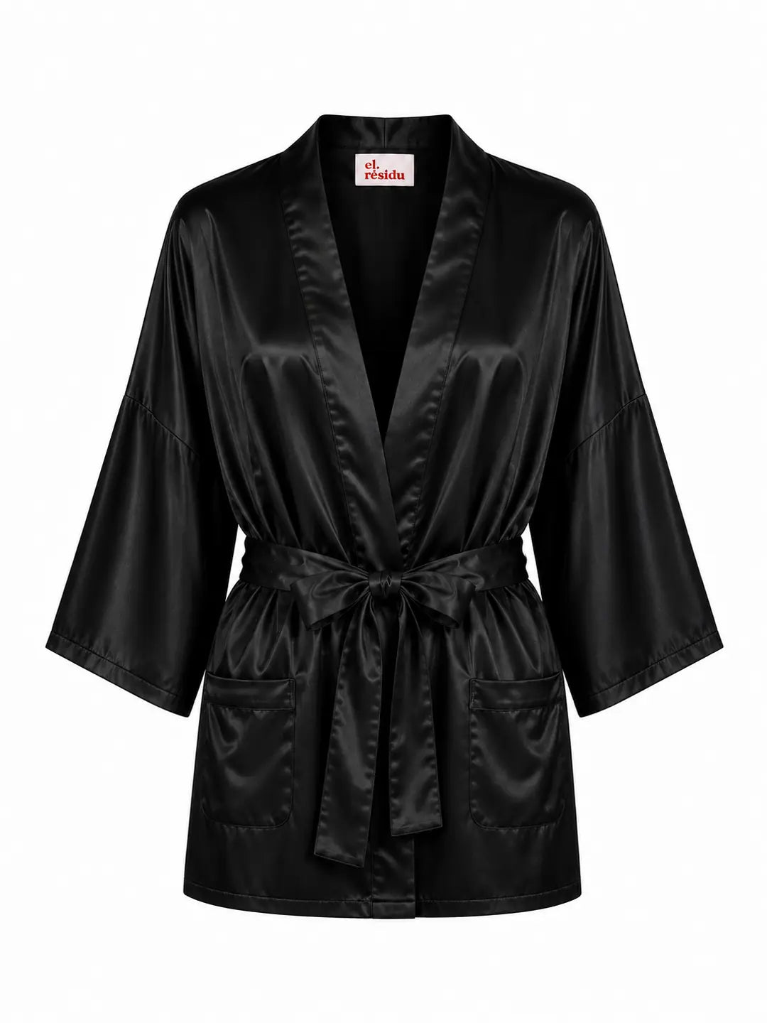 Asha satin - black