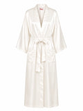 Asha satin long - off-white