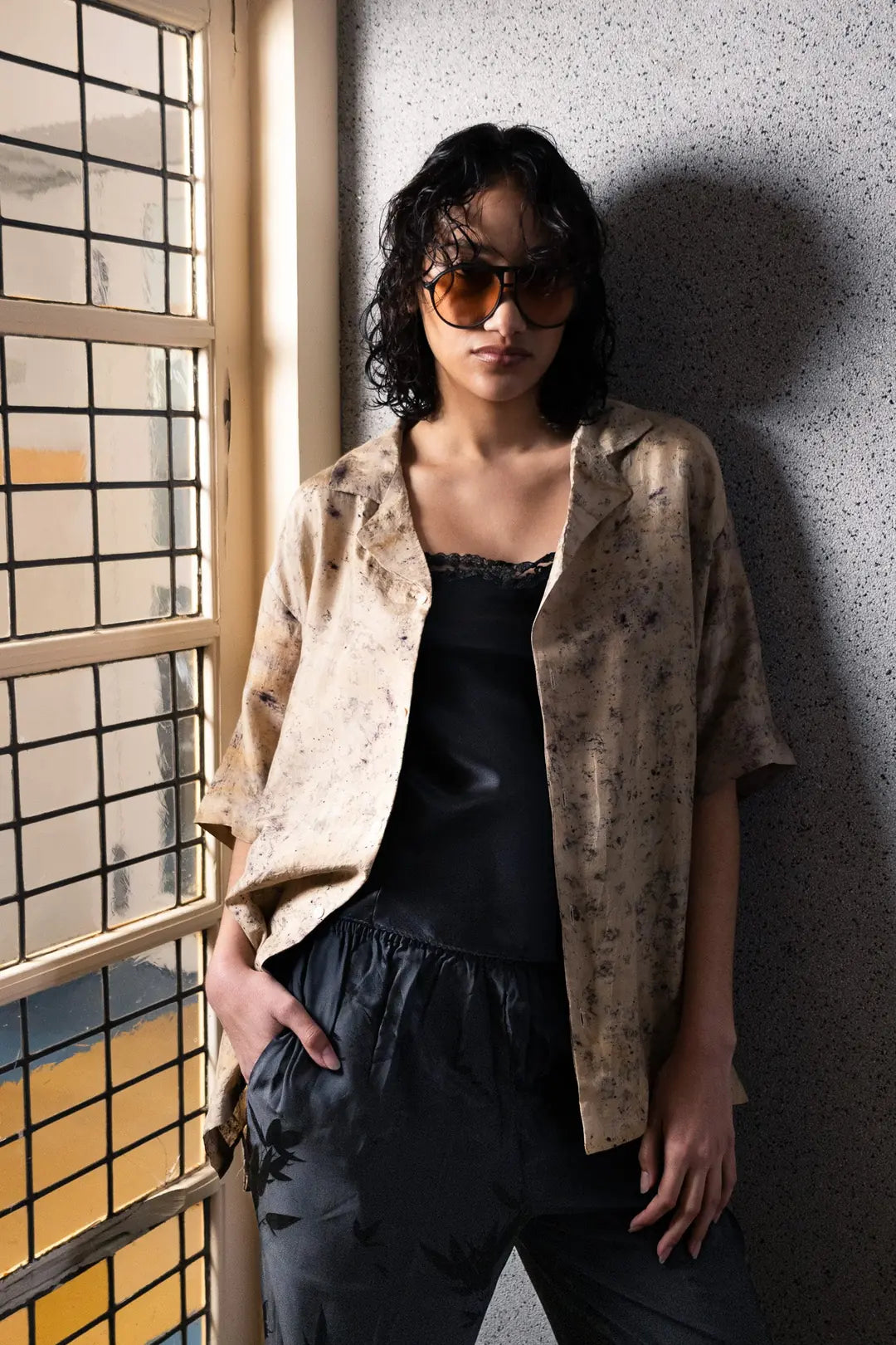 Risha leaf - black