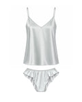 Devi satin - light grey